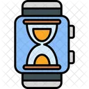 Hourglass Clock Glass Icon