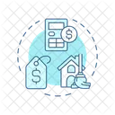 House cleaning prices  Icon