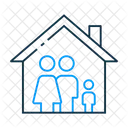 House Family Tenant Rent Icon