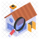 House Search Inspection Icon