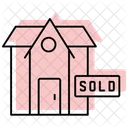 House Sold Color Shadow Thinline Icon Icon