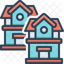 Houses Mansion Habitation Icon