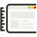 Html Page Size Icon