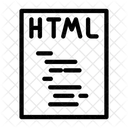 Html File Format Icon