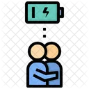 Hug Lover Couple Icon