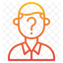 Question Businessman Human Resource Icon