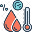 Humidity Moisture Damp Icon