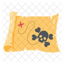 Hunting Map Treasure Map Route Map Icon