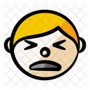 Boy Face Hurt Icon