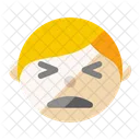 Boy Face Hurt Icon