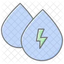 Hydro Energy Lineal Color Icon Icon