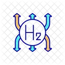 Hydrogen usage  Icon