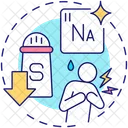 Hyponatraemia Sodium Salt Icon