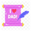 I Love Dad  Symbol