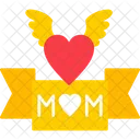 I Love Mom Banner  Icon