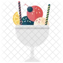 Ice Cream Bowl Icon