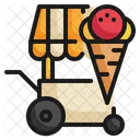 Ice Cream Cart  Icon