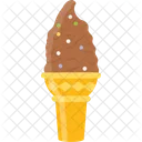 Ice Cream Cone Chocolate Icon