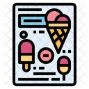 Ice Cream Menu  Icon