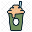 Iced Coffee Cream Cold Brew Icon