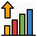 Ícone de gráfico de barras  Ícone