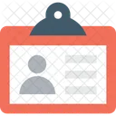 Badge Identity Card Icon