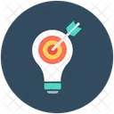 Idea Target Bulb Icon