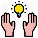 Hand Blub Creative Icon