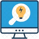 Idea Magnifier Lcd Icon