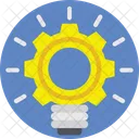 Light Bulb Cog Icon