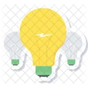 Idea Bombilla Negocios Icono