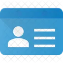 Identification card  Icon