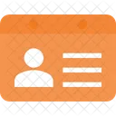 Identification card  Icon