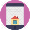 Immobilien Immobilien App Symbol