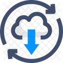 Implementacion Continua Descarga En La Nube Descarga Icono
