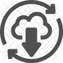 Implementacion Continua Descarga En La Nube Descarga Icono
