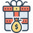 Incentive Gift Box Fund Icon