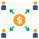 Income Distribution Funding Gdp Capitalism Business And Finance Allocation Symbol