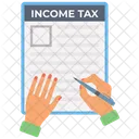 Income Tax Report Paying Tax Tax Icon