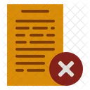 Incomplete document  Icon