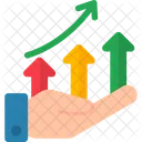 Increase Arrow Growth Symbol