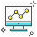 Statistics Analytics Line Graph アイコン