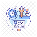 Increased Uptime Network Downtime Server Downtime Icon