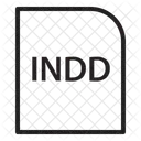 Adobe Indesign 문서 확장 파일 아이콘