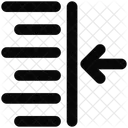 Alignment Indent Left Icône