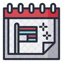 Independence Day Date Schedule Icon