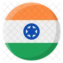 India Indian Flag 아이콘