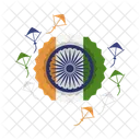 India Flag Sign  Icon