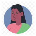 Indian Woman Avatar  Icône