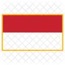 Indonesia Flag Country Icon